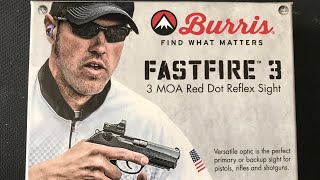 Burris fastfire iii red dot  what happens after a warranty claim [upl. by Einad]