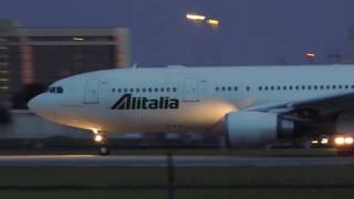 Alitalia outbound from Miami to Rome Italy in an Airbus A330 [upl. by Gabriele]