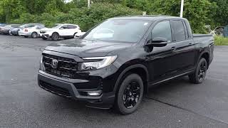 2024 Honda Ridgeline Black Edition New H54213 [upl. by Wilcox473]