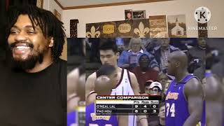 SHAQ Vs YAO Ming First Time 11703 Reaction Video [upl. by Rambort]