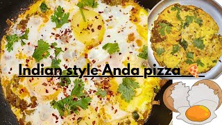 Unique Indian Egg pizza🥚🍕क्या आपने कभी ऐसा मसाला वाला अंडा पिज़्ज़ा खाया हैeasy amp simple eggpizza [upl. by Ariayek]