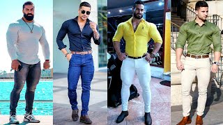 Stylish amp Impressive Muscular Outfit Ideas  Best Latest Bodybuilder OutfitsBest Muscle OutfitZHF [upl. by Erika]