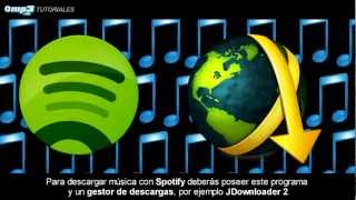 Cómo descargar música con Spotify y Jdownloader  Mp3es [upl. by Elephus222]