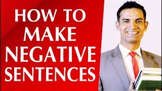 How to Make Negative Tense in English – Learn Basic English Grammar by M Akmal  The Skill Sets [upl. by Lucius]