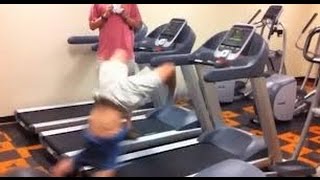 Best Hilarious Treadmill fails compilation 2014  Top best funny conveyor belttravolatorspeedwalk [upl. by Hesketh38]