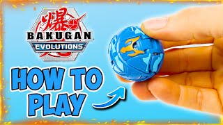 How To Play Bakugan  Bakugan Evolutions Toy Battling Game amp Arena [upl. by Dalton]