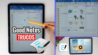 Goodnotes 6 TRUCOS productivos y útiles para iPad ✏️ Apple Pencil [upl. by Akcinahs208]