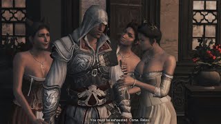 Assassins Creed Courtesan Scenes Ezio Trilogy [upl. by Suoivatra957]