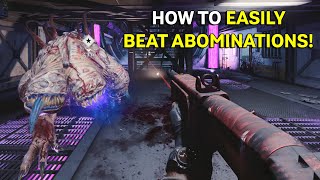 How To Easily Beat ABOMINATIONS Forsaken  Cold War Zombies [upl. by Yroggerg]