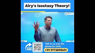 Airys Isostasy Theory upscpreparation civilserviceexam iasaspirants shorts [upl. by Euqinu]