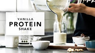 Vanilla Protein Shake  Vegan Friendly [upl. by Lerim417]