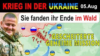 05AUGUST KEINE ÜBERLEBENDEN  Russische Spezialmission GEHT VÖLLIG SCHIEF  UkraineKrieg [upl. by Suaeddaht]