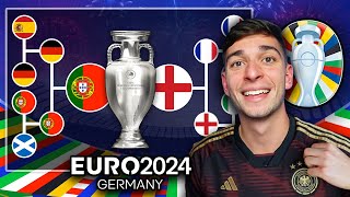 EARLY UEFA EURO 2024 KNOCKOUT PREDICTION [upl. by Sawyere]