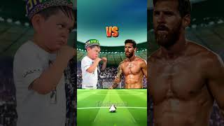 Ronaldo Abdu Rozik Celine Dept VS Messi Hasbulla Wednesday 🥊😱 [upl. by Ahsikyt]