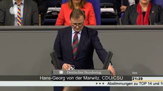 HansGeorg von der Marwitz Privatisierung von Ackerland und Wäldern Bundestag 19032015 [upl. by Atenaz]