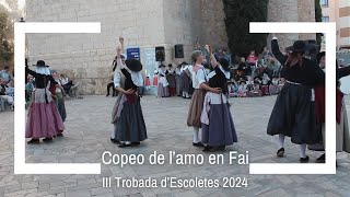 Copeo de lamo en Fai  III Trobada dEscoletes 2024 [upl. by Naoj287]