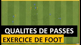 Exercice de foot  renverser par les passes [upl. by Barling]