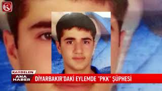 Kardelen TV  DİYARBAKIRDAKİ EYLEMDE PKK ŞÜPHESİ [upl. by Sharia410]