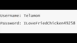 Roblox Telamons Password [upl. by Armillia4]