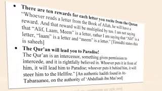 1Tajweed Rules [upl. by Emmerich671]