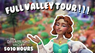 5010 hour FULL valley tour  disney dreamlight valley [upl. by Dimond]