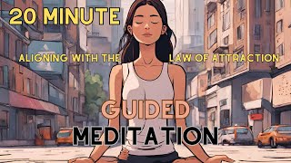 20 Minute Guided Meditation  Align with the Law Of Attraction  Attract Health Wealth amp Happiness [upl. by Lenneuq785]