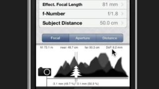 PhotoBuddy  Depth of Field calculator app [upl. by Iruahs668]