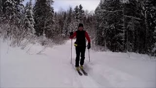 Vélo Spécialité et ski de fond hors piste [upl. by Odlareg]