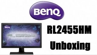 BenQ 24quot LED RL2455HM Monitor Unboxing 1080p HD [upl. by Eisiam618]