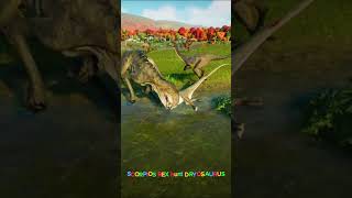 SCORPIOS REX HUNT DRYOSAURUS  JURASSIC WORLD EVOLUTION 2 [upl. by Ettennaej598]