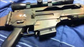 Airsoft jg G36 DMR project part one [upl. by Aryahay]