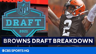 2021 NFL Draft Breakdown of Browns Draft Picks  CBS Sports HQ [upl. by Varin]