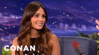 Jordana Brewster Has No Problem Getting Undressed To Act  CONAN on TBS [upl. by Geoffry]