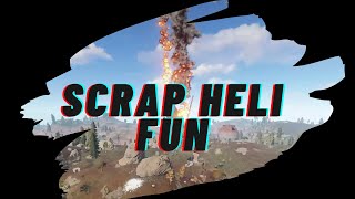 Rust Memes Scrap Heli Fun TS [upl. by Frendel]