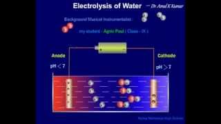 Electrolysis of Water  Molecular Animation   Dr Amal K Kumar [upl. by Harlen]