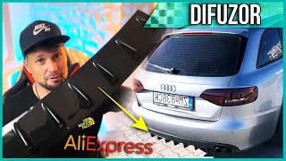 🚙 Univerzálny Difuzor z ALIEXPRESSU  Audi A4 b8  Tuning [upl. by Gredel776]