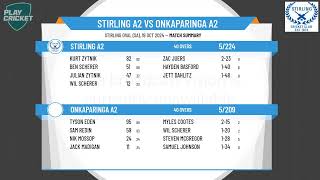 Stirling A2 v Onkaparinga A2 [upl. by Hiro]