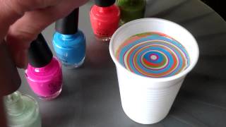 Nagels marmeren Water marble Nailstyling [upl. by Lindly956]