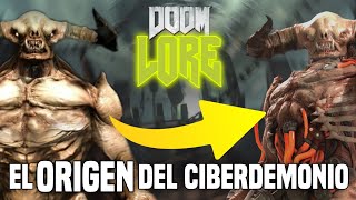 CÓMO CREARON al CIBERDEMONIO EXPLICADO Doom Lore la HISTORIA y ORIGEN del Harbinger of Doom [upl. by Yelyak837]