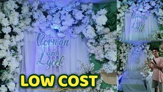 Affordable Wedding Decoration Ideas  Wedding Backdrop Design Ideas [upl. by Anak]