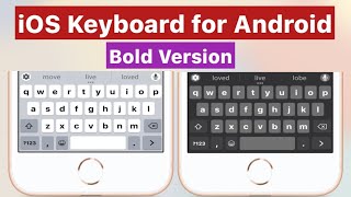 Cara Mengubah Keyboard Android Menjadi iPhone versi Bold Font [upl. by Gerard984]