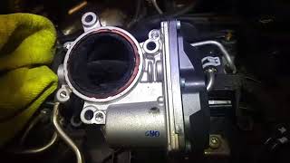 VW 20 Tdi PRZEPUSTNICA czyszczenie i modyfikacja THROTTLE BODY CLEANING PLUS MODIFICATION [upl. by Goodill]