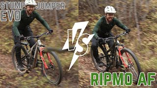 Stumpjumper EVO vs Ibis Ripmo AF [upl. by Ayahc]