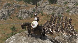 1000 MEN PLAINS BATTLE  Mount amp Blade 2 BANNERLORD [upl. by Rodolfo]