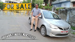 Second Hand car Toyota Etios Liva 2015 Dec video review andfor saleLko masti [upl. by Alcock]