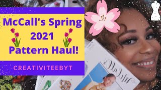 McCalls Spring 2021 Pattern Haul McCalls Pattern Haul New Spring Patterns [upl. by Byler]