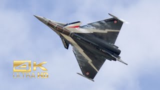 4K Dassault Rafale C from French Air Force 4IR flying Display at RAF Fairford RIAT 2023 Airshow [upl. by Mariano855]