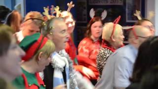 Brownedge Flashmob at Christmas 2015 [upl. by Orfinger]