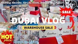 Shopping at Dubai WAREHOUSE SALE TablewareKitchenwareHousehold Appliances  4K Walking Tour [upl. by Atirac]