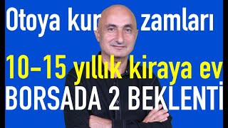 Konutta kira çarpanları çakıldı  Otoya kur zamları  Borsada 2 beklenti [upl. by Thorpe]